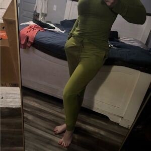 Olive Green Women's Jogger Set